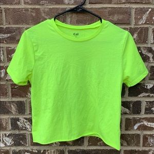 Neon yellow top